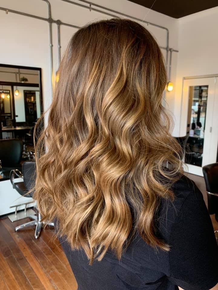 Dimensional Mid-Back Balayage — Trendy Extensions Hair