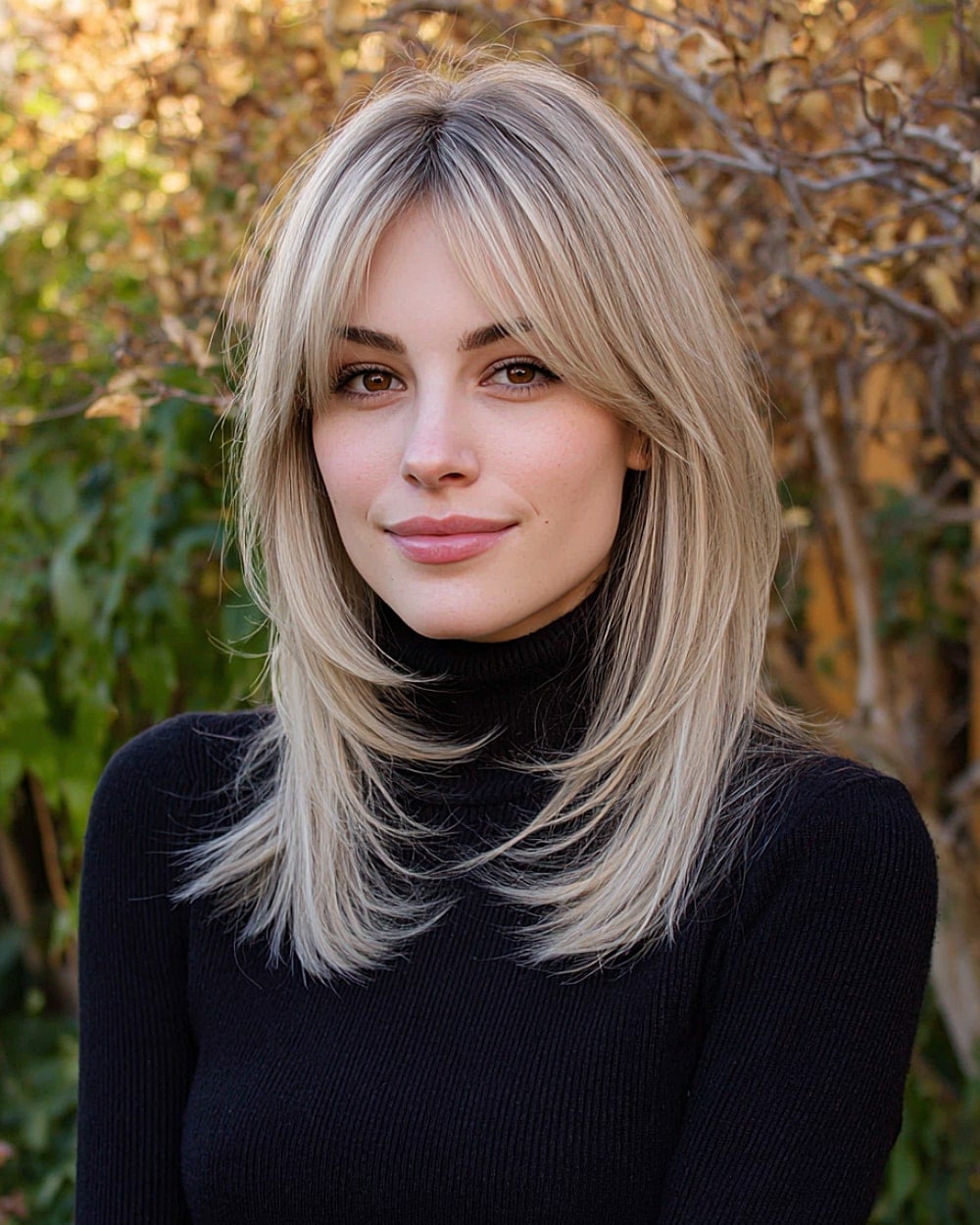 Collarbone Layers With Ash Blonde Babylights Collarbone Layers With Ash Blonde Babylights — Trendy Fine Hair