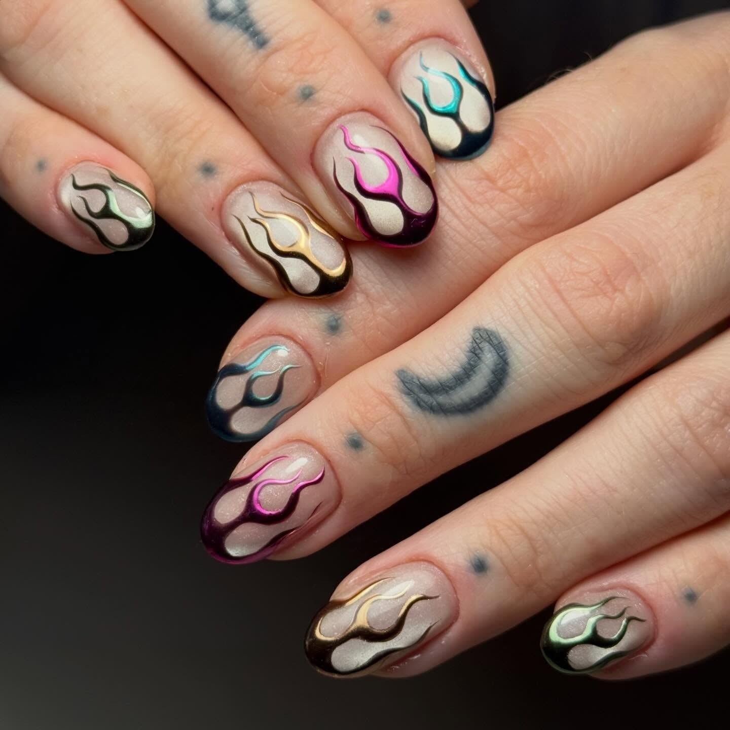 16 Flame Nail Ideas You Need in 2026 – CreativeBooster