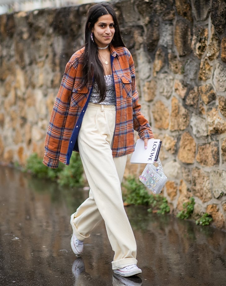 Oversized Flannel Over Sequin Top Oversized Flannel Over Sequin Top — Trendy Flannel Outfits