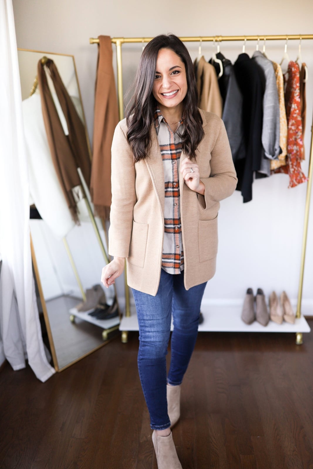 Layered Flannel and Cardigan Layered Flannel and Cardigan — Trendy Flannel Outfits