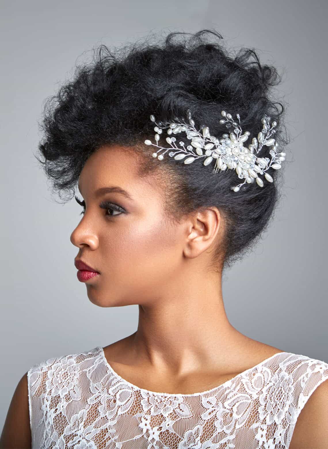 Thick Coily Black Voluminous Updo Thick Coily Black Voluminous Updo — Trendy Formal Hair