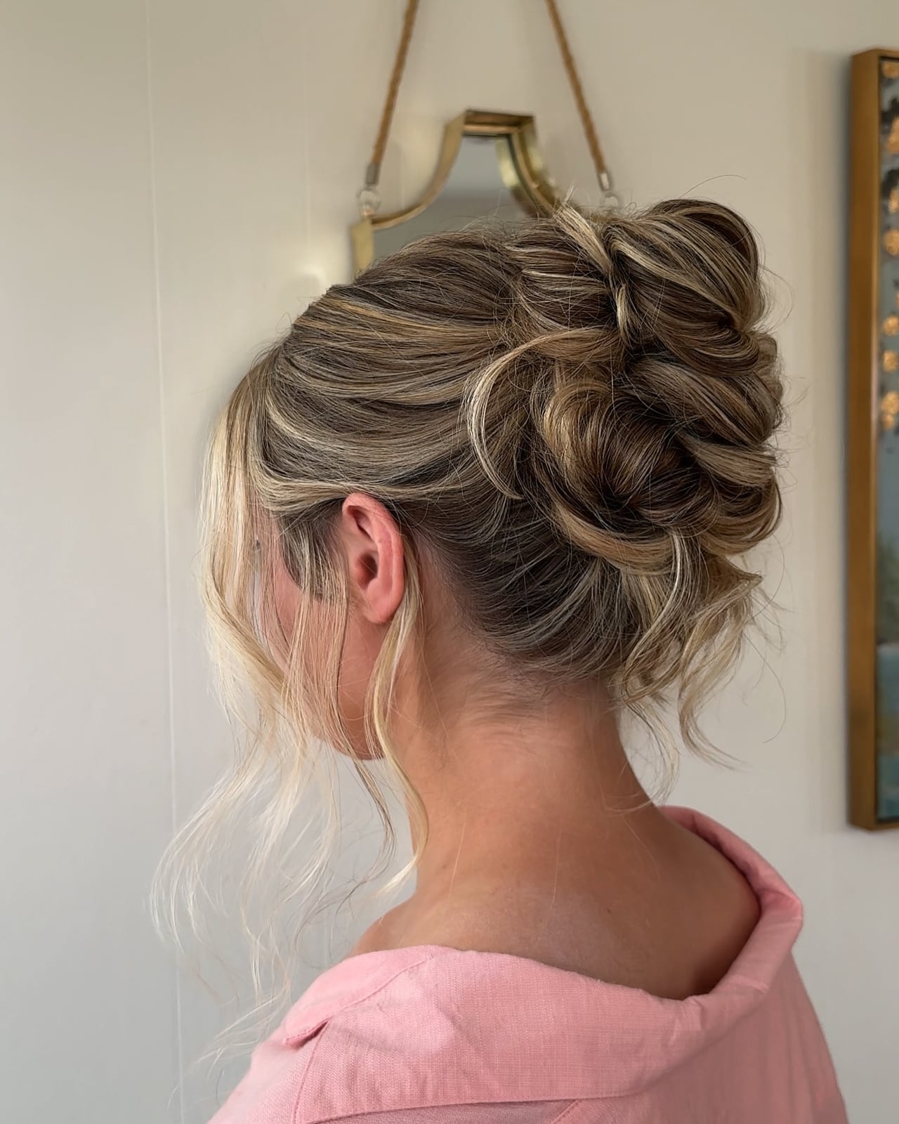 Thick Blonde Twisted Updo Thick Blonde Twisted Updo — Trendy Going Out Hairstyles