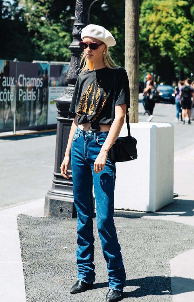Oversized Graphic Tee with Denim Shorts — Trendy Graphic Tee Outfits