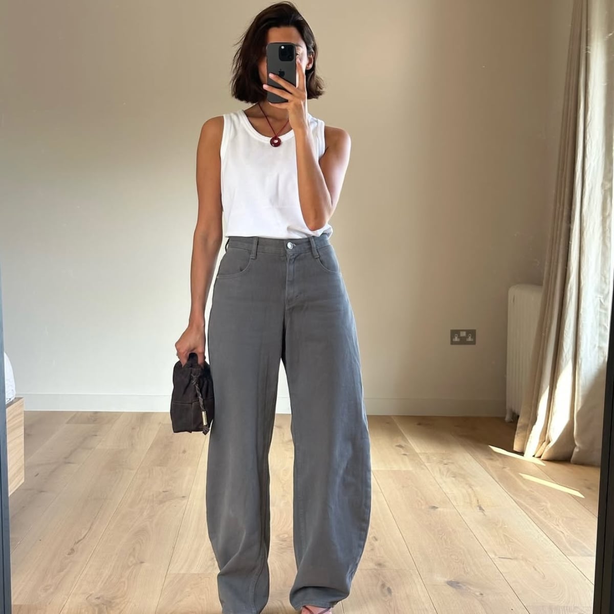 5 Grey-Jeans Outfits That Will Make You Forget About Black and Blue Denim | Who What Wear