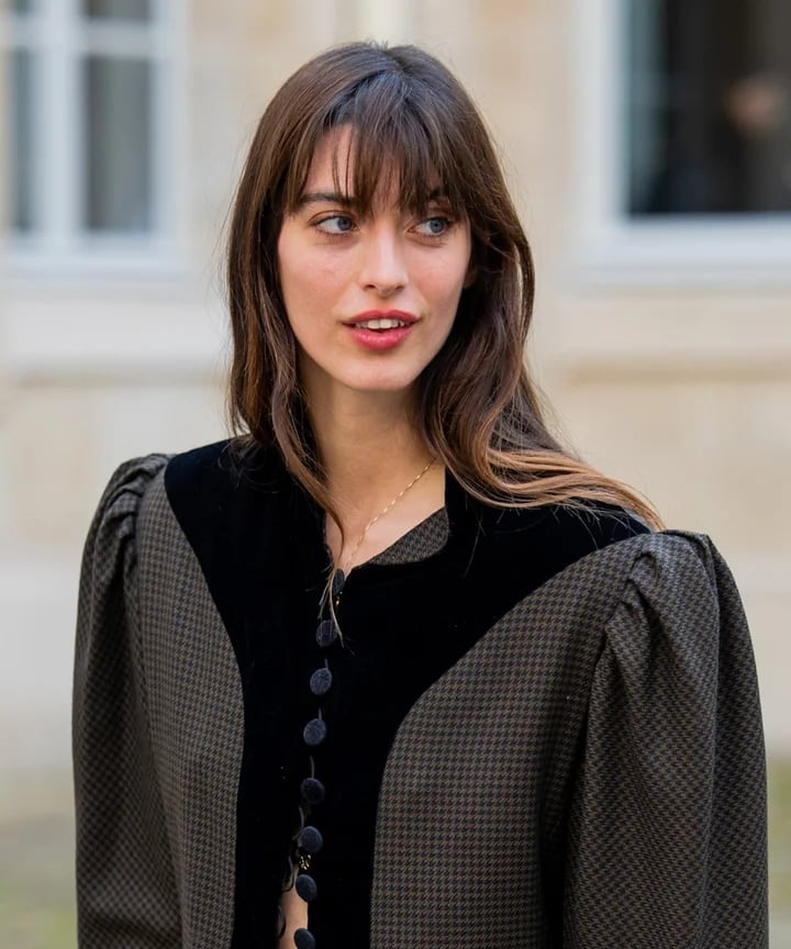 Mid-Back Medium Brown With Wispy Fringe — Trendy Hair Pictures