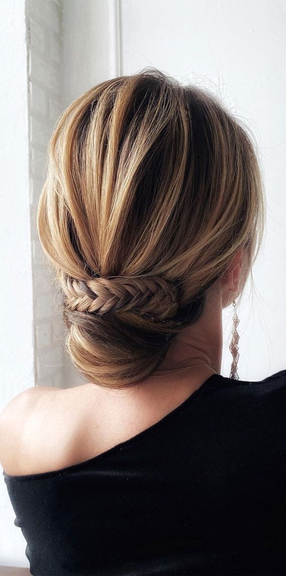 Elegant Updo With Fishtail Braid Detail Elegant Updo With Fishtail Braid Detail — Trendy Hairstyles to Do