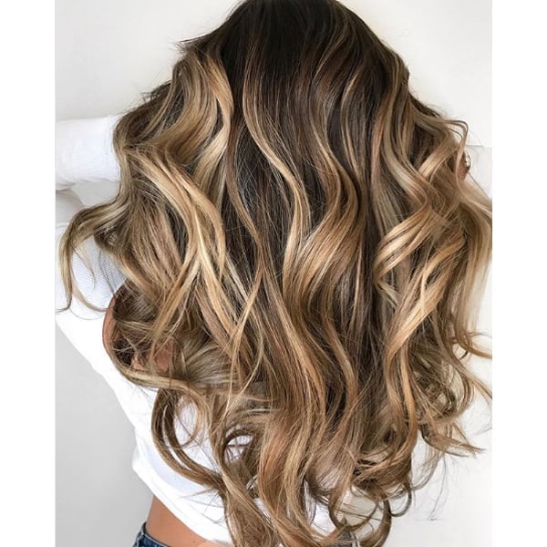 Sun-Kissed Mid-Back Balayage With Soft Transitions Sun-Kissed Mid-Back Balayage With Soft Transitions — Trendy Honey Blonde Balayage