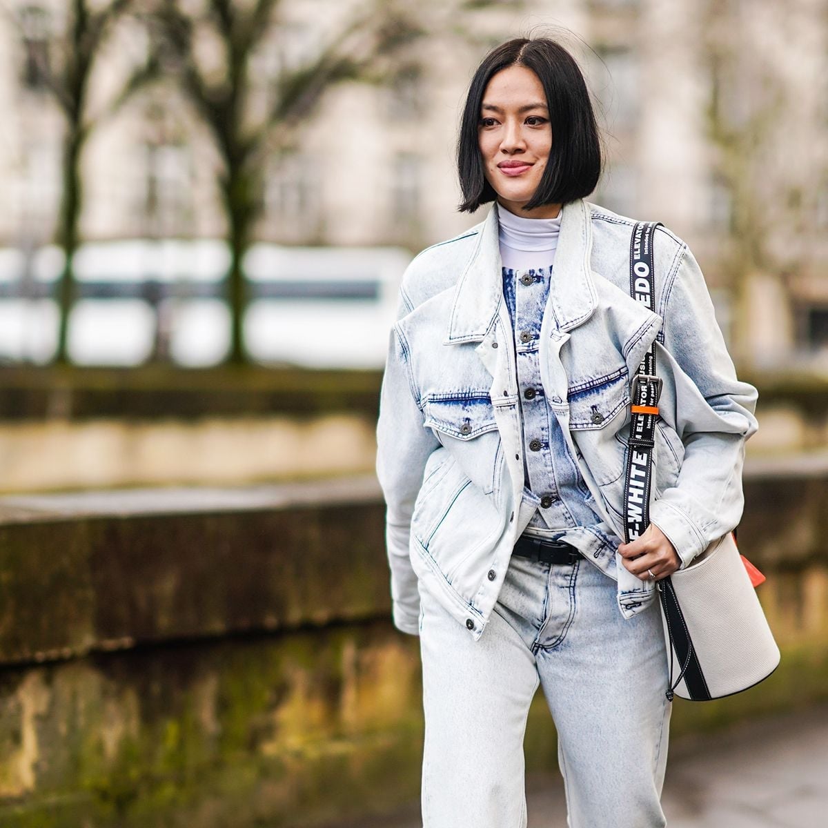 Light Wash Denim Jacket and Pants Set Light Wash Denim Jacket and Pants Set — Trendy Jean Jacket Outfits