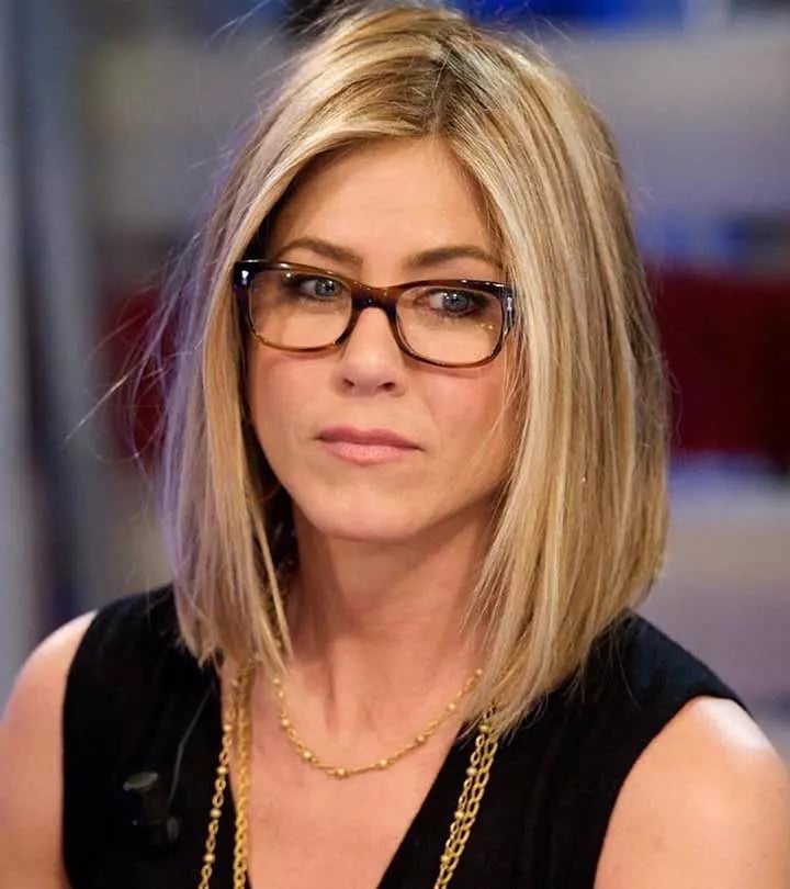 Sharp Chin Length Blunt Bob Sharp Chin Length Blunt Bob — Trendy Jennifer Aniston Hair