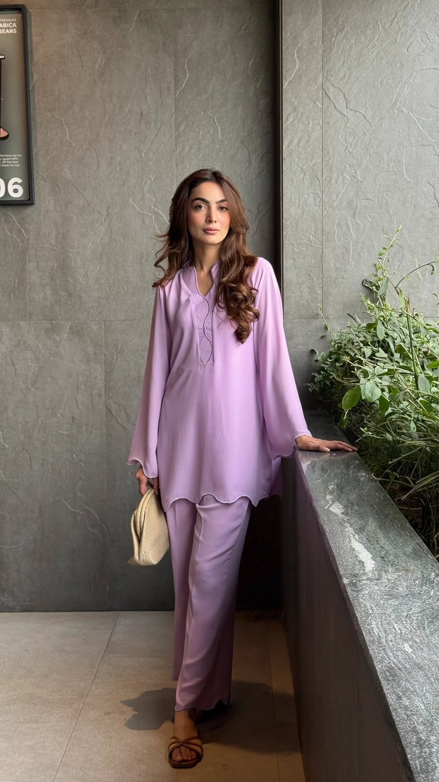 Relaxed Lavender Georgette Co-Ord Set Relaxed Lavender Georgette Co-Ord Set — Trendy Lavender Outfits