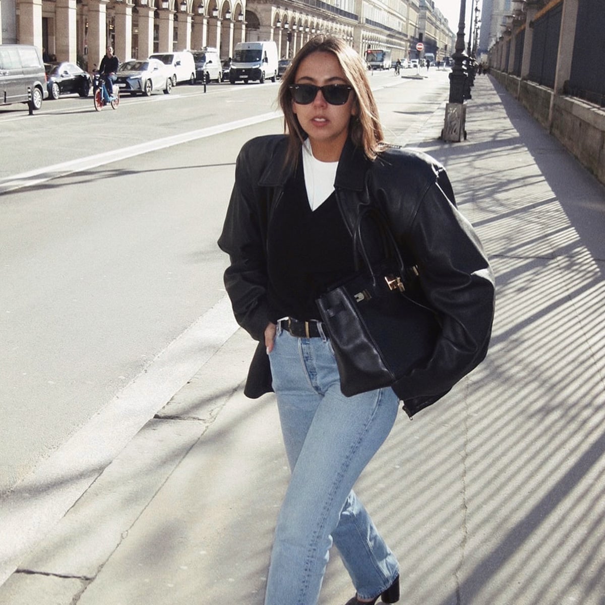 Oversized Leather Blazer With Jeans Oversized Leather Blazer With Jeans — Trendy Layering Outfits