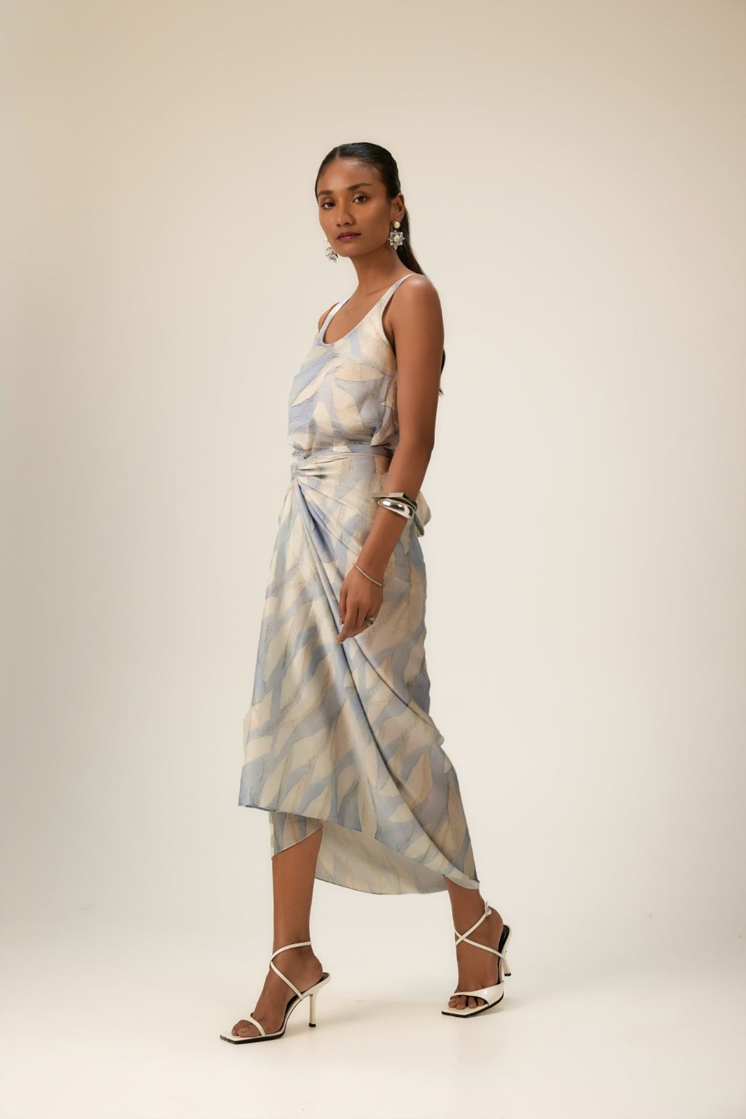 Draped Skirt and Tank Top for Resort Wear Trendy Luxury Outfits