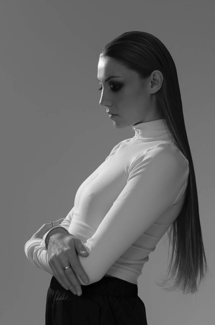 Fitted Turtleneck with Black Trousers Fitted Turtleneck with Black Trousers — Trendy Minimalist Outfits