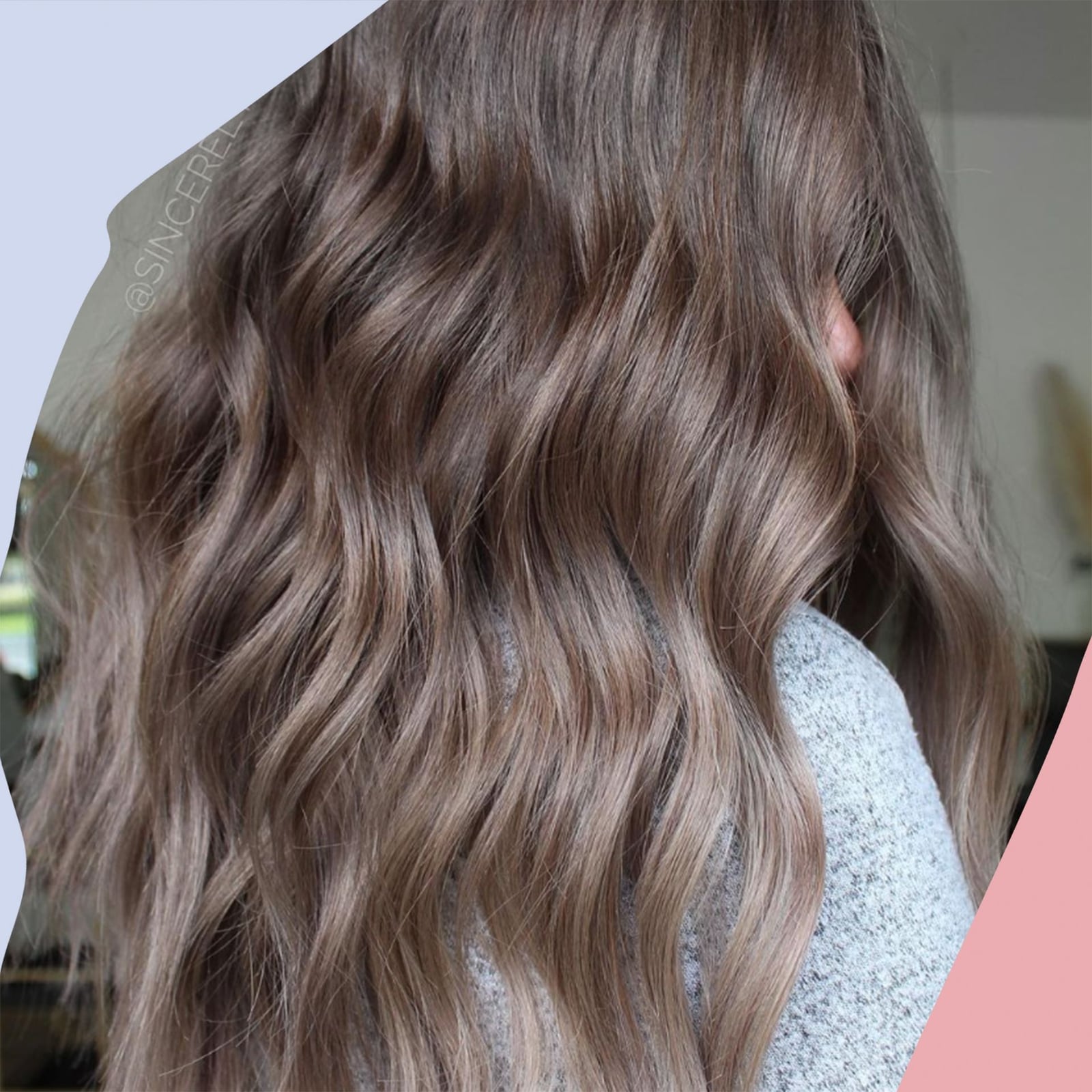 Wavy Fine Hair Mushroom Brown With Lighter Brown Highlights Wavy Fine Hair Mushroom Brown With Lighter Brown Highlights — Trendy Mushroom Brown Hair Color