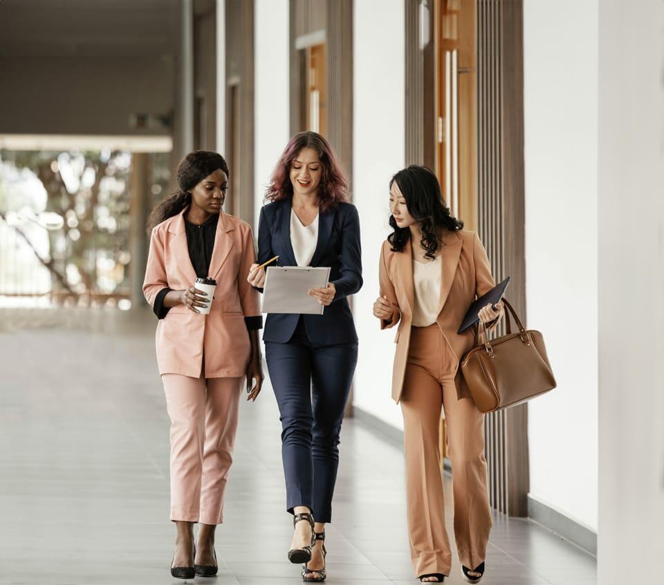 Pink Oversized Blazer and Black Top for Office — Trendy Office Outfits