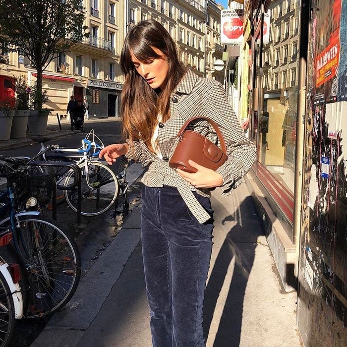 Houndstooth Jacket and Corduroy Trousers for Office Mix — Trendy Office Outfits
