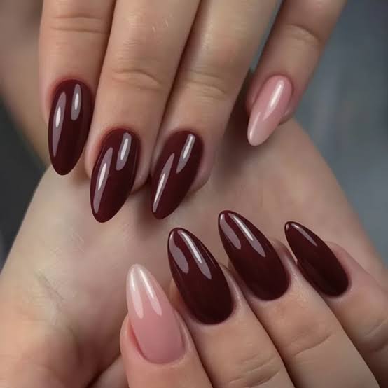 Long Almond Sheer Nude Pink Glossy Long Almond Sheer Nude Pink Glossy — Trendy Old Money Nails
