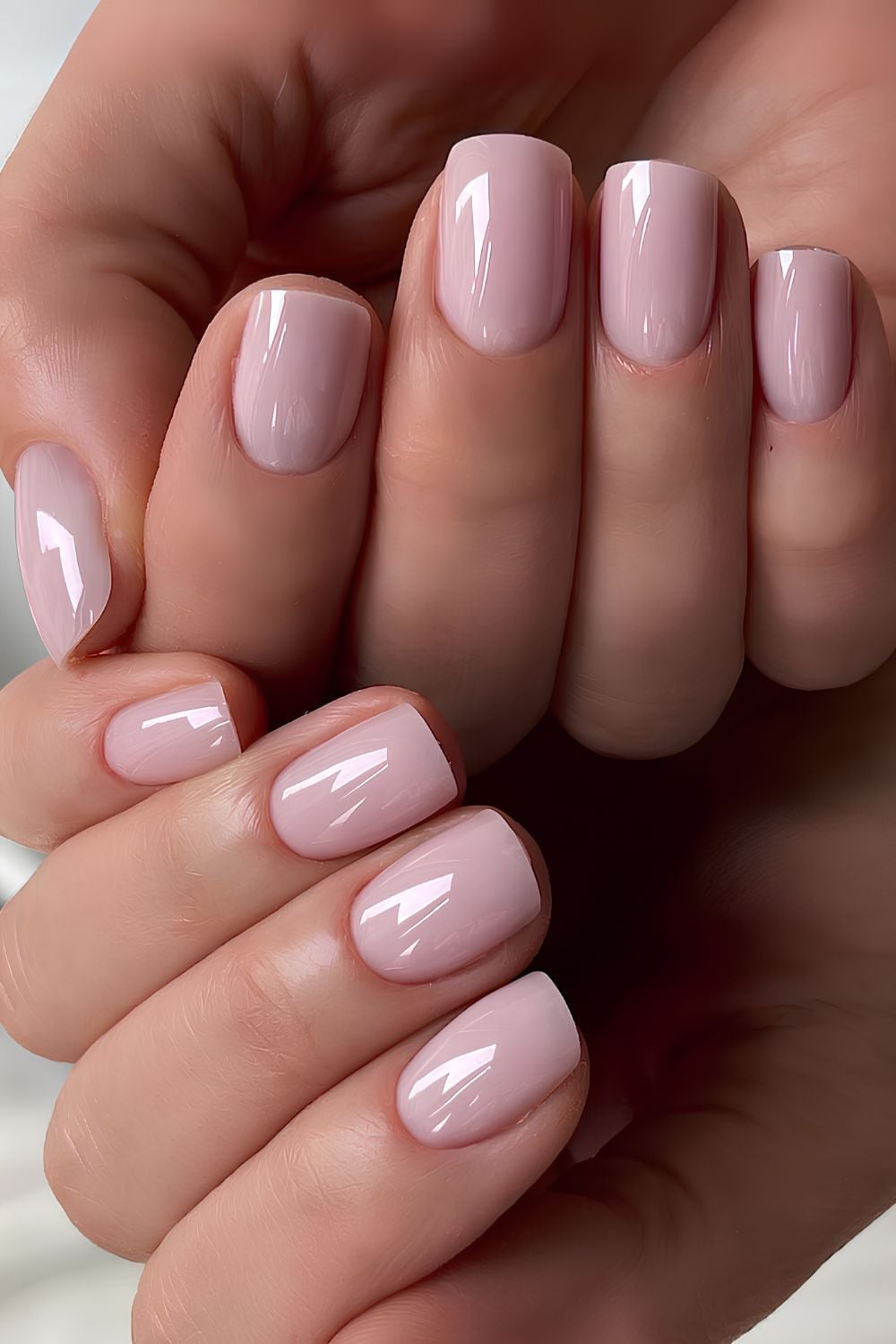 Short Soft Square Sheer Pale Pink Nails With Clean Cuticle Lines Short Soft Square Sheer Pale Pink Nails With Clean Cuticle Lines — Trendy Old Money Nails