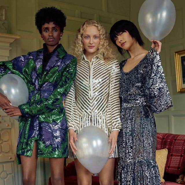 Sequined Mini Dresses and Blazer for Festive Parties — Trendy Party Outfits