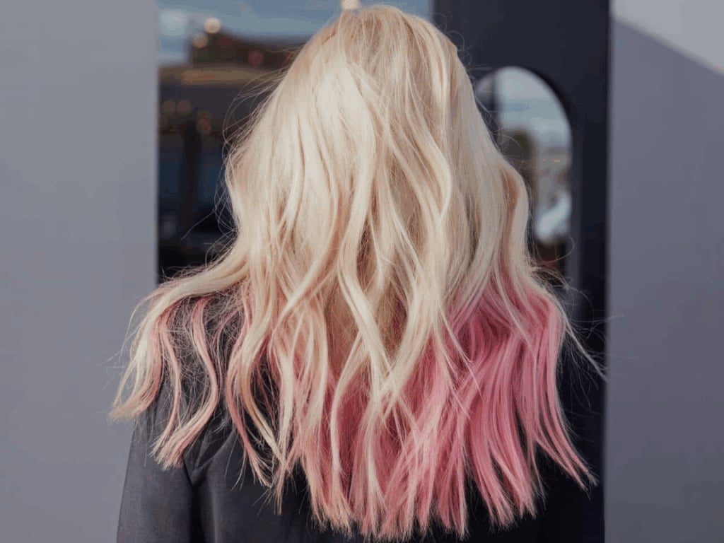 Chin Length Black Bob With Colorful Peekaboo Chin Length Black Bob With Colorful Peekaboo — Trendy Peekaboo Hair Color