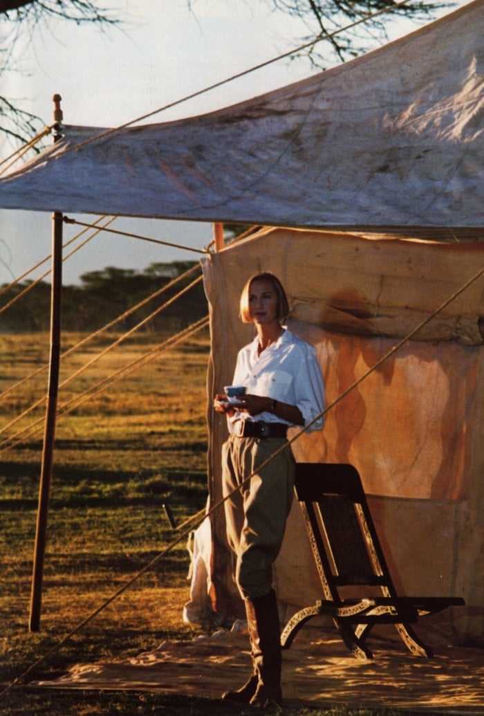 Safari Chic with White Shirt and Khaki Trousers — Trendy Ralph Lauren Outfits
