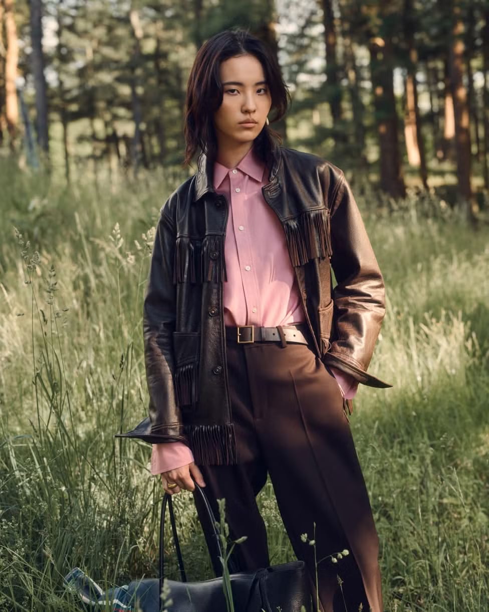 Leather Jacket with Fringe Detail — Trendy Ralph Lauren Outfits