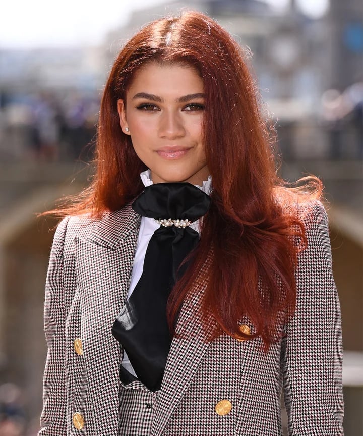 Mid-Back Deep Red With Blowout — Trendy Red Hair Black Women