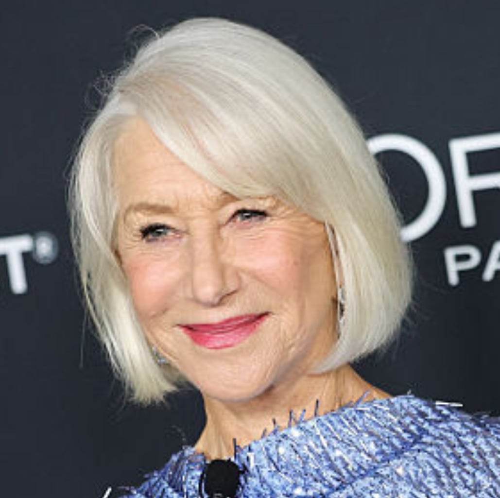 Chin Length Silver Grey Bob Blowout Chin Length Silver Grey Bob Blowout — Trendy Short Bob