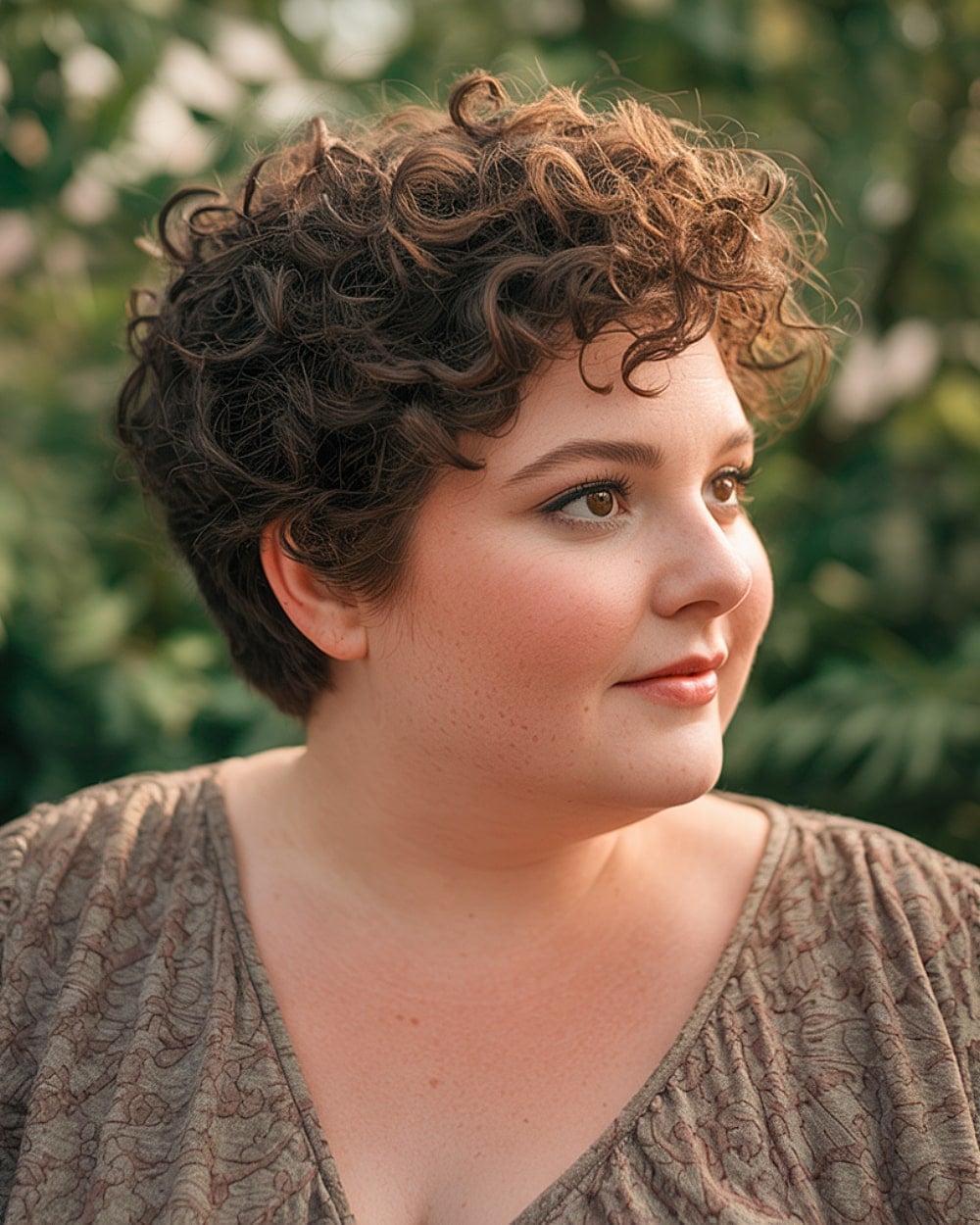 Pixie Cut With Defined Curls — Trendy Short Curly Hair