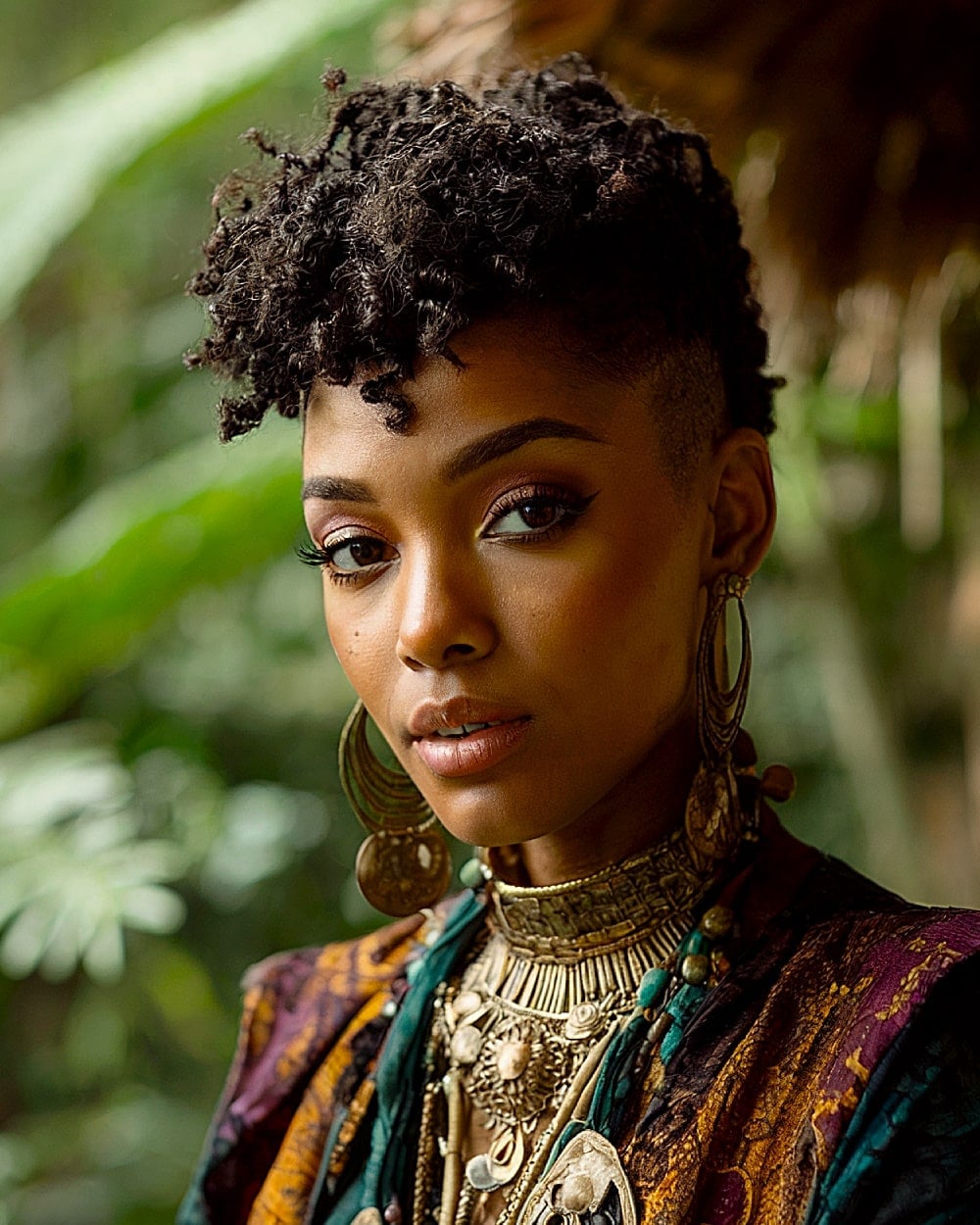 Tapered Dark Brown Cut With Undercut Tapered Dark Brown Cut With Undercut — Trendy Short Natural Hairstyles