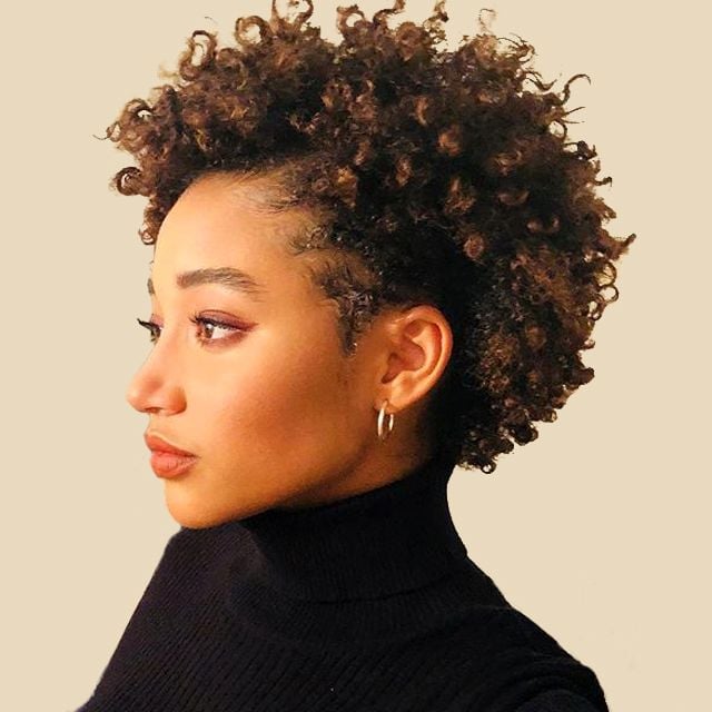 Short Dark Brown Afro Short Dark Brown Afro — Trendy Short Natural Hairstyles