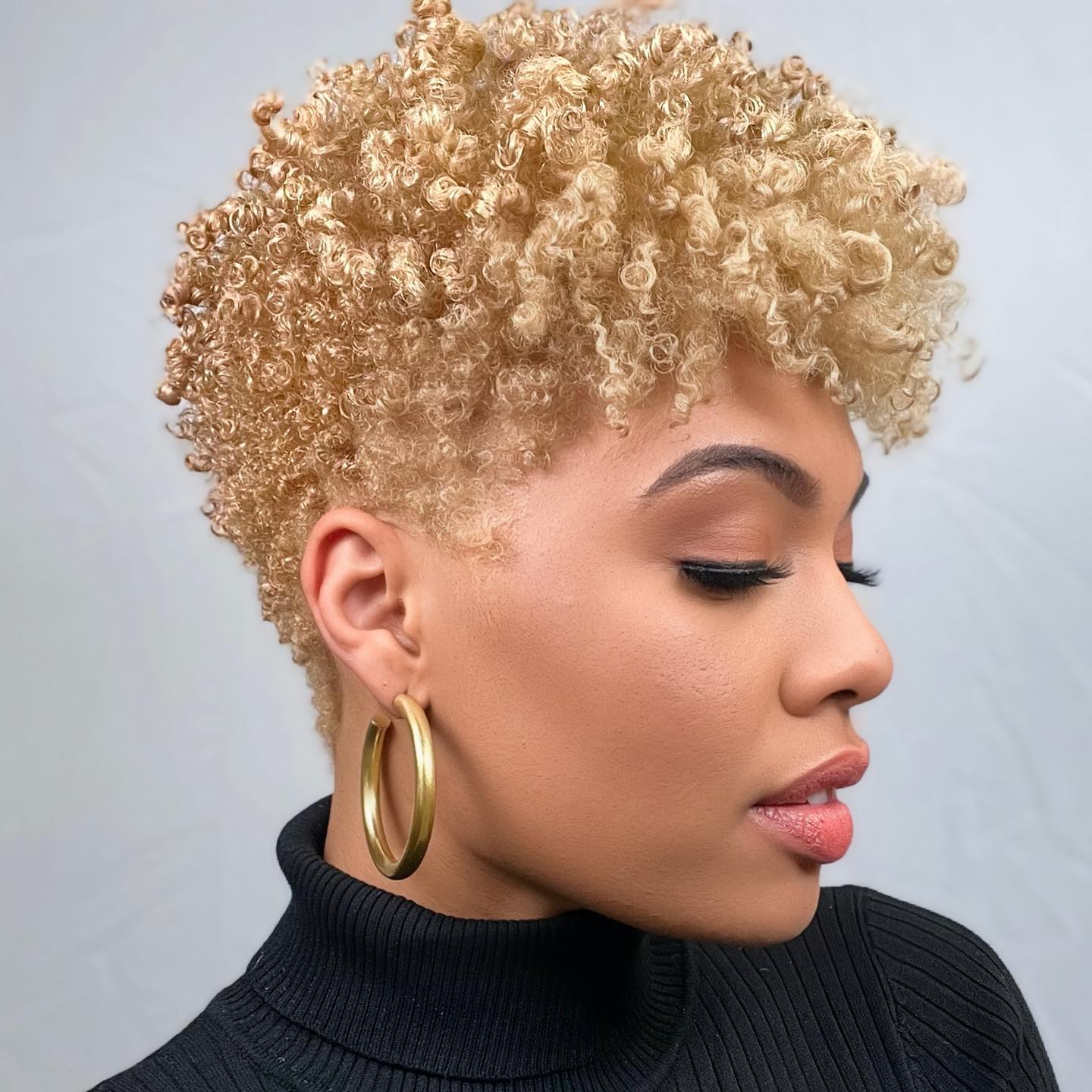 Ash Blonde Fine Curly Crop Ash Blonde Fine Curly Crop — Trendy Short Natural Hairstyles