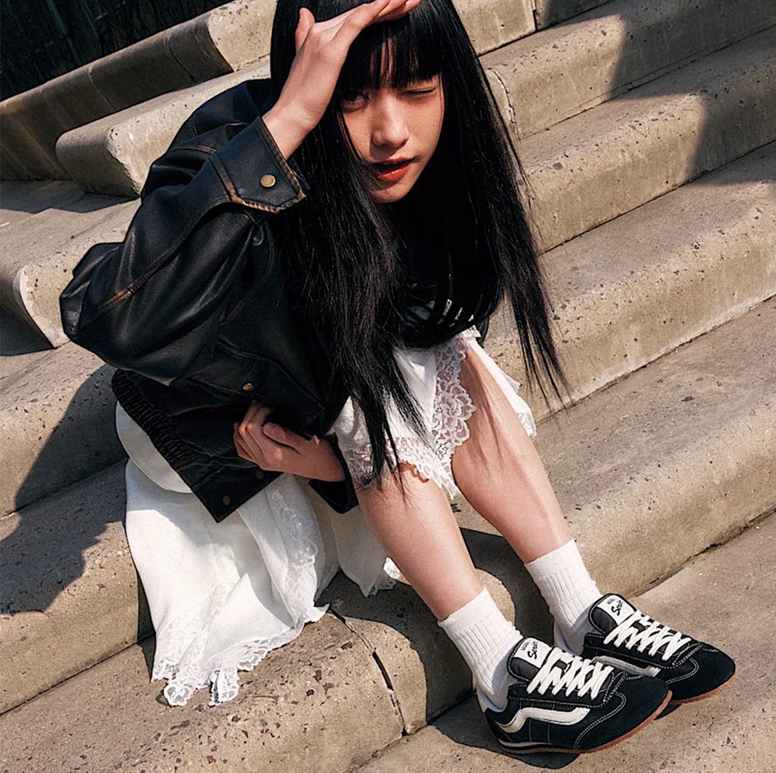 Leather Jacket Over Lace Slip Dress Leather Jacket Over Lace Slip Dress — Trendy Skater Outfits