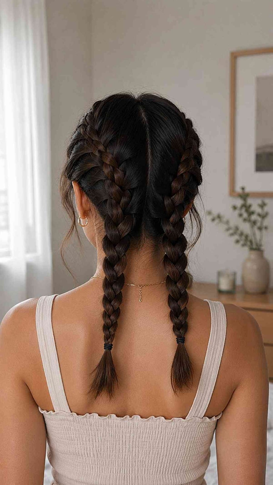 Two Neat Dutch Braids Two Neat Dutch Braids — Trendy Sports Hair