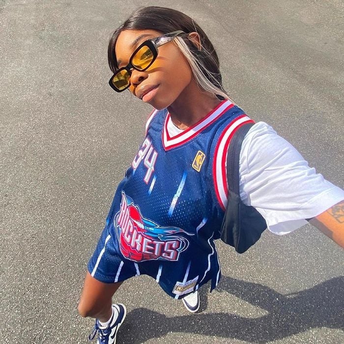 Blue Basketball Jersey With Matching Shorts Blue Basketball Jersey With Matching Shorts — Trendy Sporty Outfits