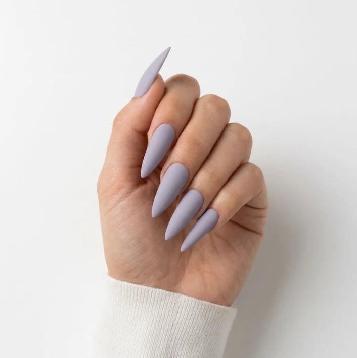 Mixed Finish Stilettos With Rhinestones and 3D Flower Mixed Finish Stilettos With Rhinestones and 3D Flower — Trendy Stiletto Nails