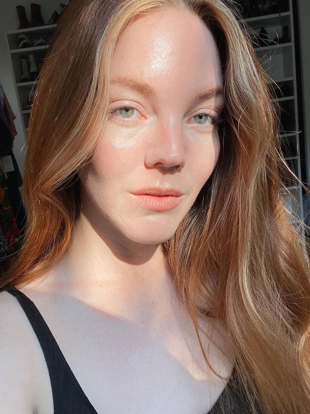 Strawberry Blonde With Golden Highlights Air Dried Strawberry Blonde With Golden Highlights Air Dried — Trendy Strawberry Blonde Hair