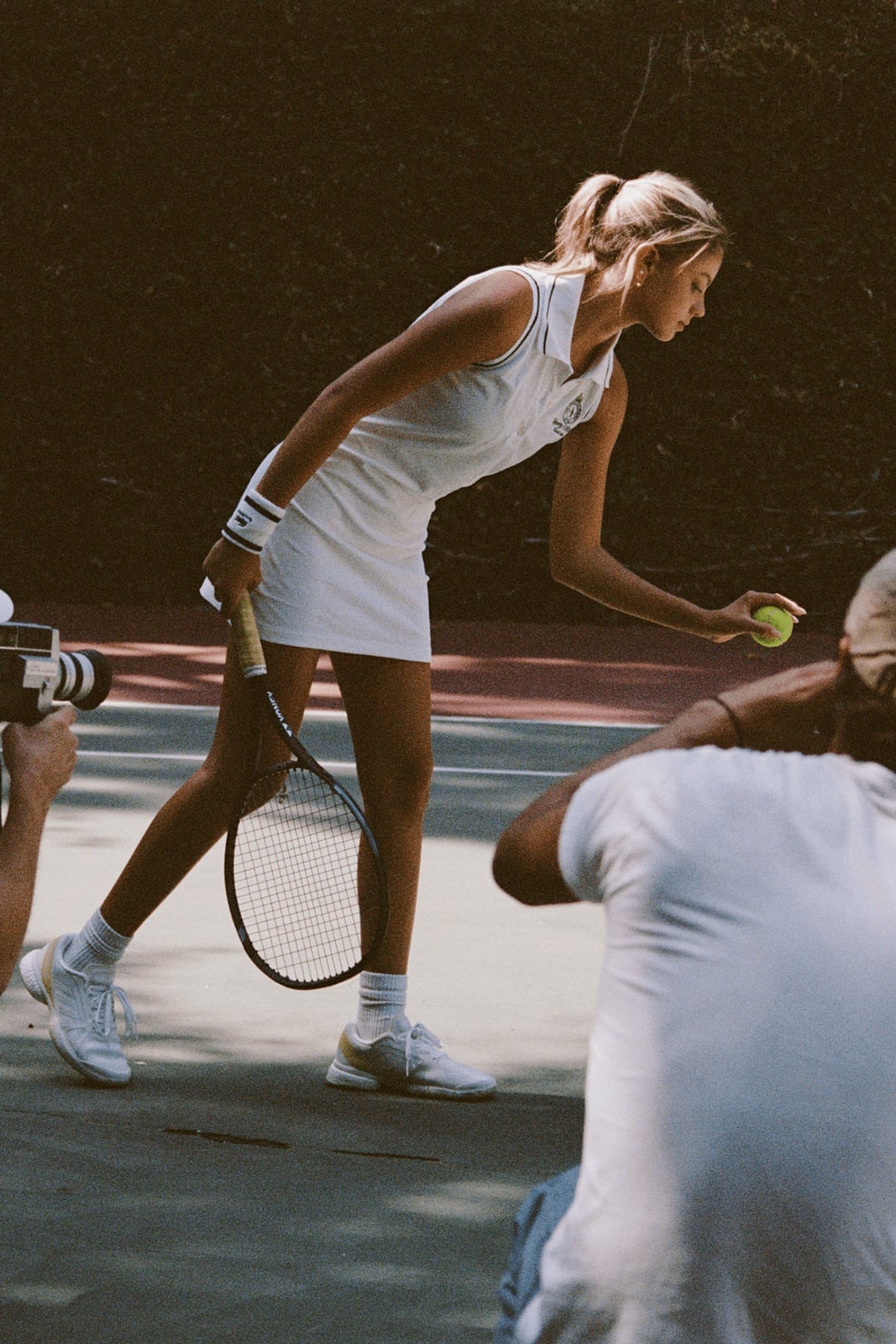 Classic Polo Shirt Tennis Dress with Navy Trim Classic Polo Shirt Tennis Dress with Navy Trim — Trendy Tennis Outfits
