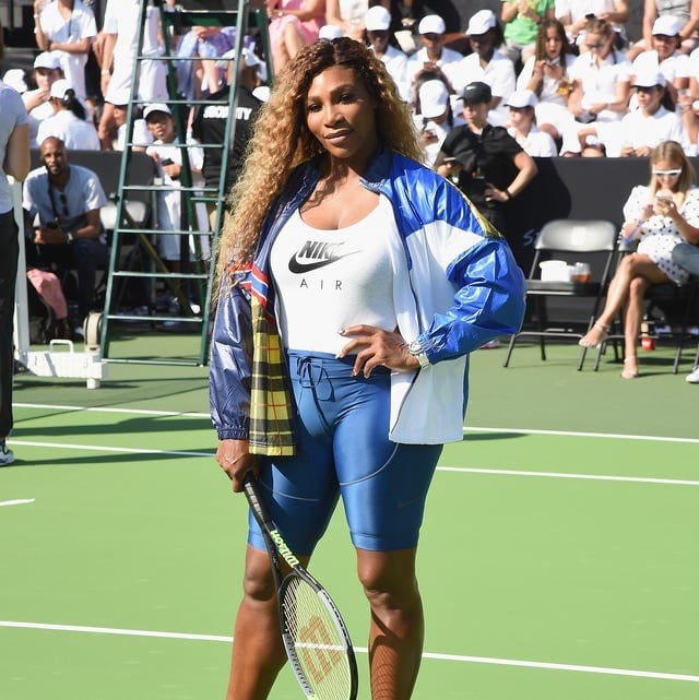 Color-block Jacket and Athletic Shorts for a Sporty Vibe Color-block Jacket and Athletic Shorts for a Sporty Vibe — Trendy Tennis Outfits