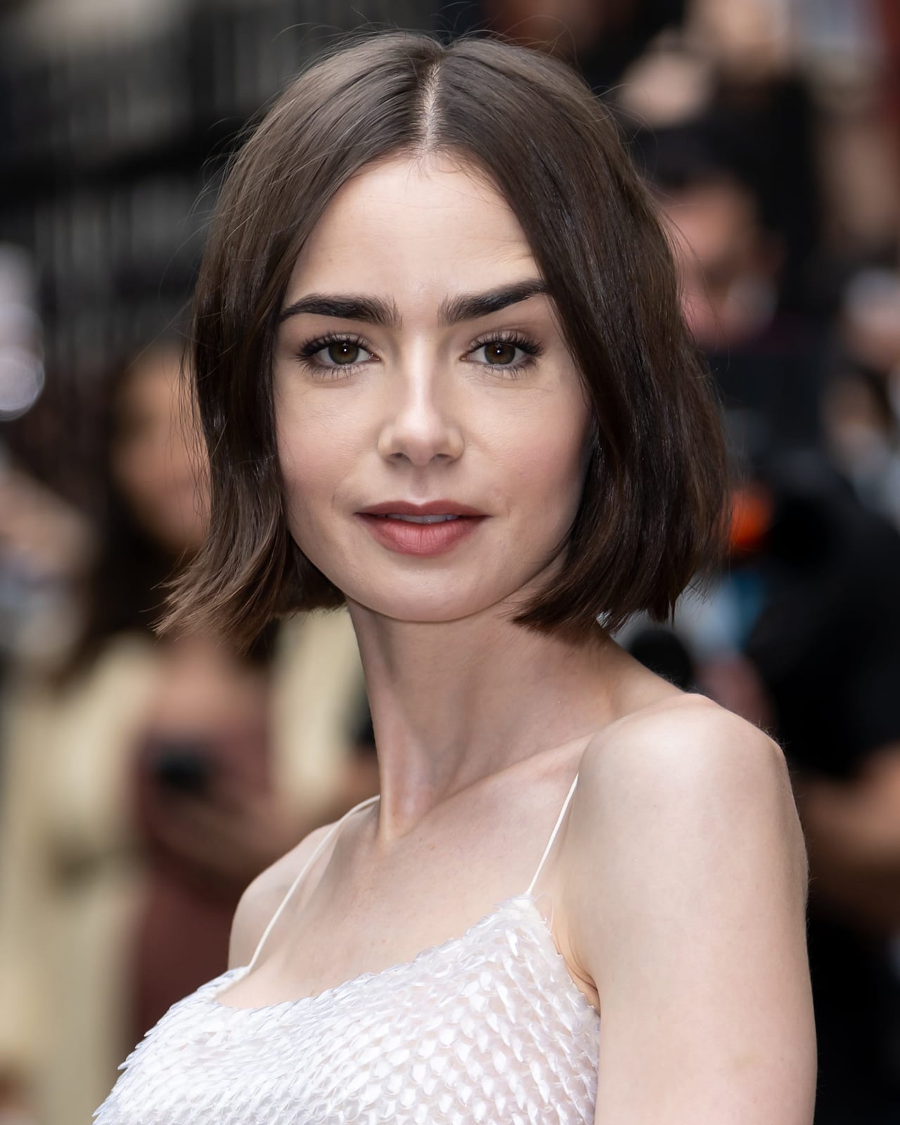 Sharp Chin Length Dark Brown Bob — Trendy Twist Bob