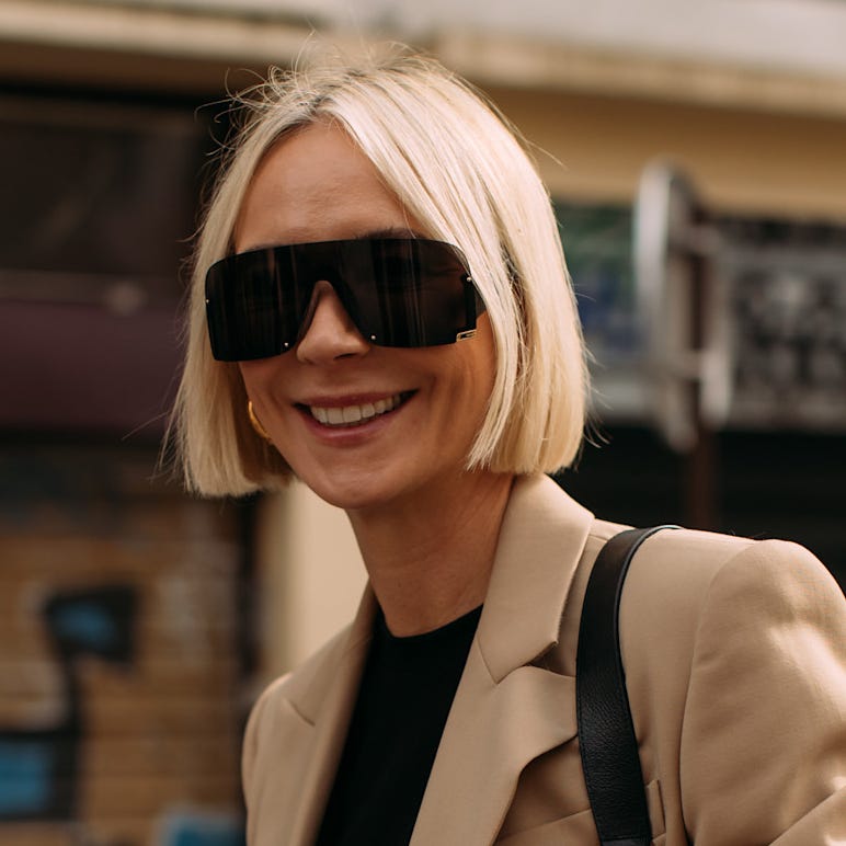 Ash Blonde Chin Length Blunt Bob — Trendy Twist Bob