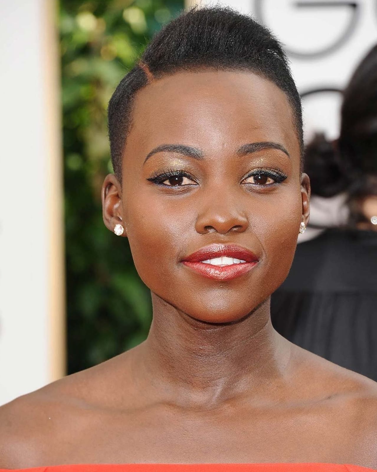 Black Pixie With Coily Fringe — Trendy Very Short Hair