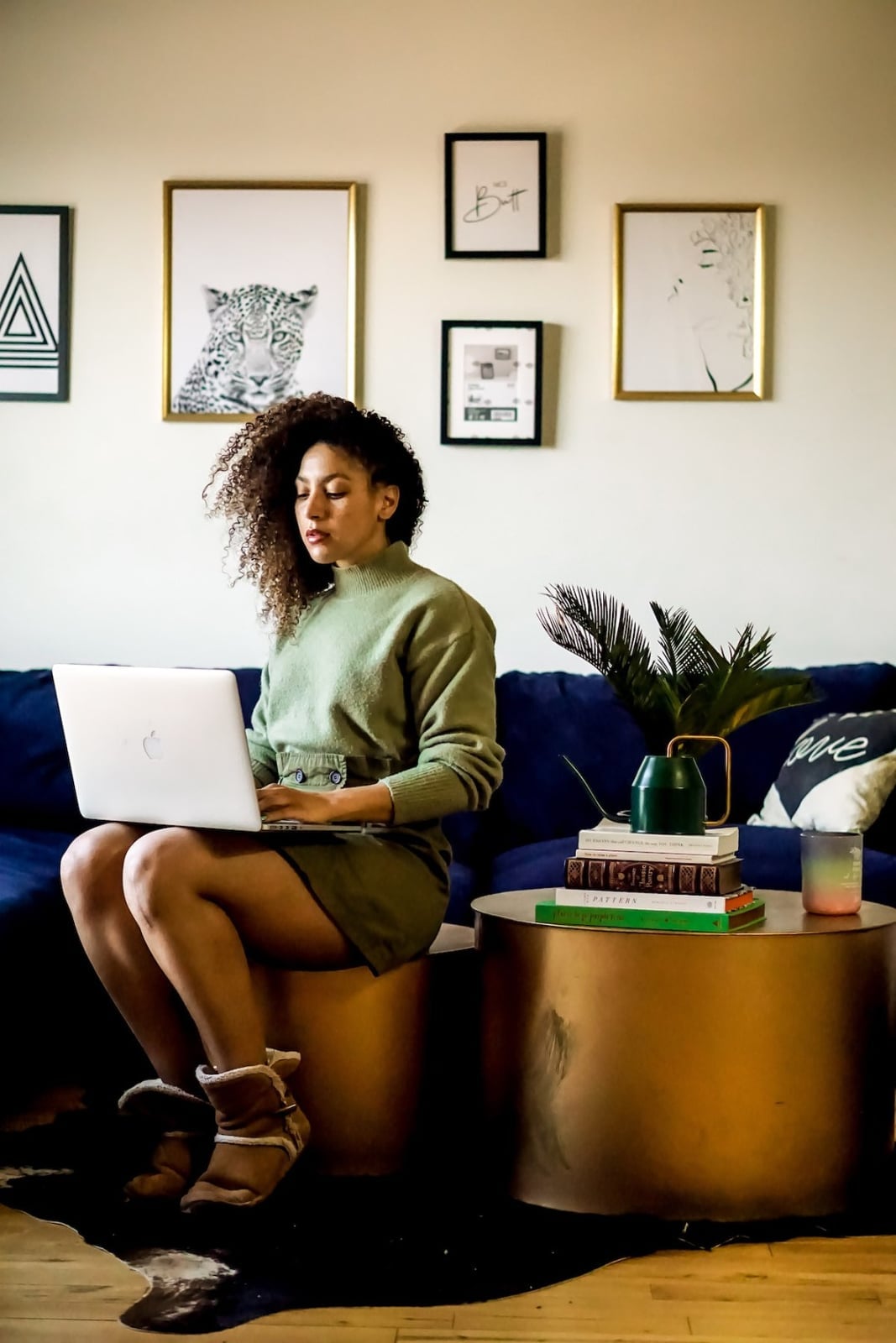 Monochromatic Knit Set with Mock Neck and Mini Skirt Monochromatic Knit Set with Mock Neck and Mini Skirt — Trendy Work From Home Outfits